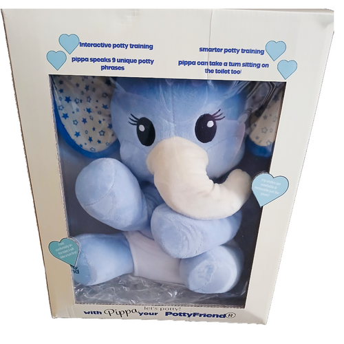Interactive Potty Training Plush Stuffed Animal Friend 9 Unique Potty Training Phrases Live Simulation Fun Toddler Toilet Toys for Girls & Boys 18 Months to 3+ by PottyFriend (Elephant, Unicorn, Dino)