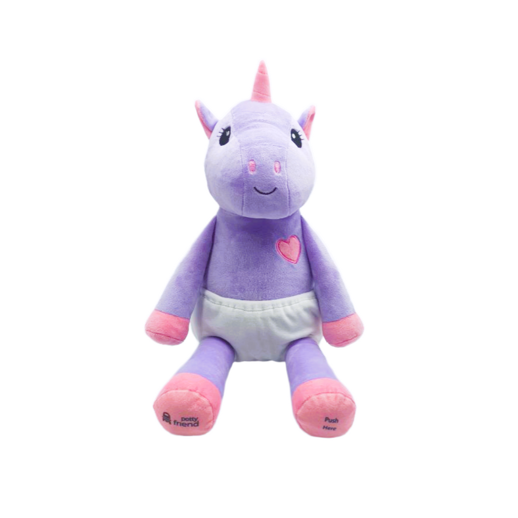 Interactive Potty Training Plush Stuffed Animal Friend 9 Unique Potty Training Phrases Live Simulation Fun Toddler Toilet Toys for Girls & Boys 18 Months to 3+ by PottyFriend (Elephant, Unicorn, Dino)
